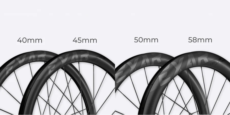 Magene Exar UltraDark DB405 Disc Brake Carbon Wheelset - 40/45mm | The Bike Affair