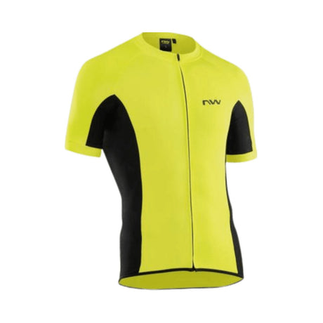 Northwave Force Jersey(Yellow Fluo) | The Bike Affair