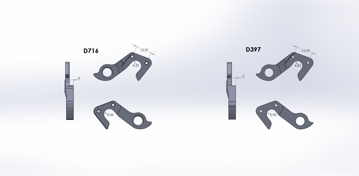 Pilo D716 Derailleur Hanger for GT | The Bike Affair