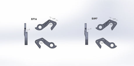 Pilo D716 Derailleur Hanger for GT | The Bike Affair