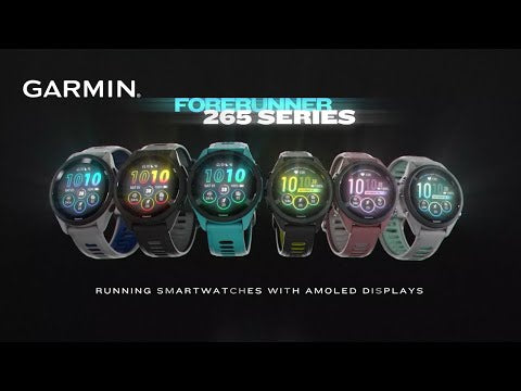 Garmin Forerunner 265 GPS Smartwatch 46 mm Fiber-reinforced polymer Black  010-02810-00 - Best Buy