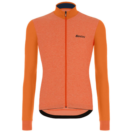 Santini Colore Puro Thermal Long Sleeve Jersey | The Bike Affair