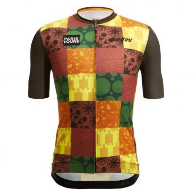 Santini TDF Paris Tours Jersey | The Bike Affair