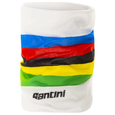 Santini UCI Official Rainbow Stripes Neck Warmer | The Bike Affair