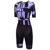 Santini Women Ironman Enigma Short Sleeves Trisuit | The Bike Affair