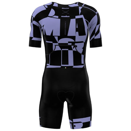 Santini Women Ironman Enigma Short Sleeves Trisuit | The Bike Affair