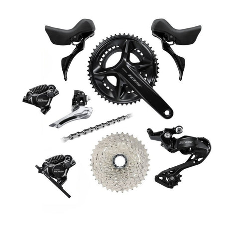 Shimano 105 R7100 2x12 Speed Disc Brake Groupset | The Bike Affair