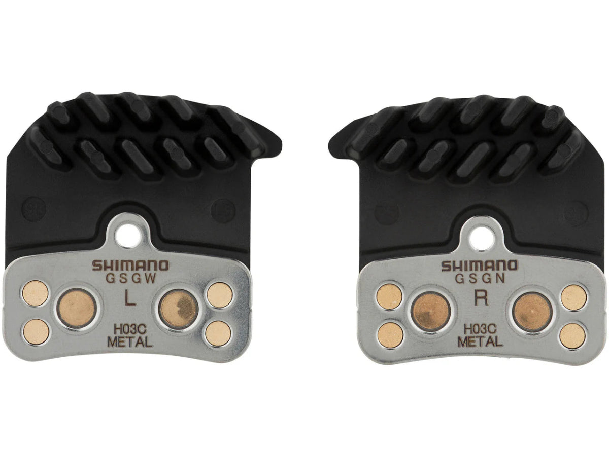 Shimano H03C Metal Pad w/Fin & Spring w/Split Pin Y8VT98020 | The Bike Affair