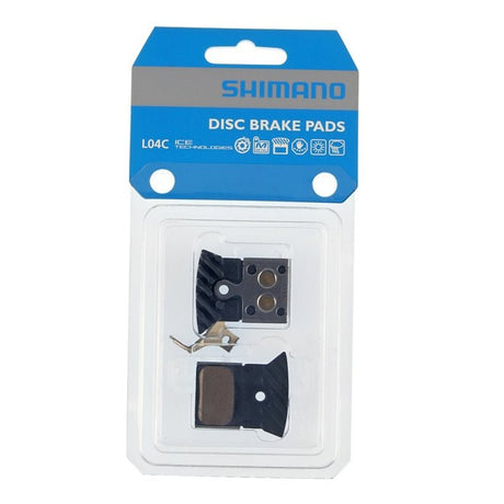 Shimano L04C Metal w/Fin & Spring Disc Brake Pad | The Bike Affair