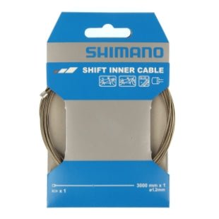 Shimano Shift Inner Cable Stainless Steel 1.2x3000mm | The Bike Affair