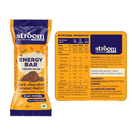 Stroom Centre Filled Energy Bars | The Bike Affair