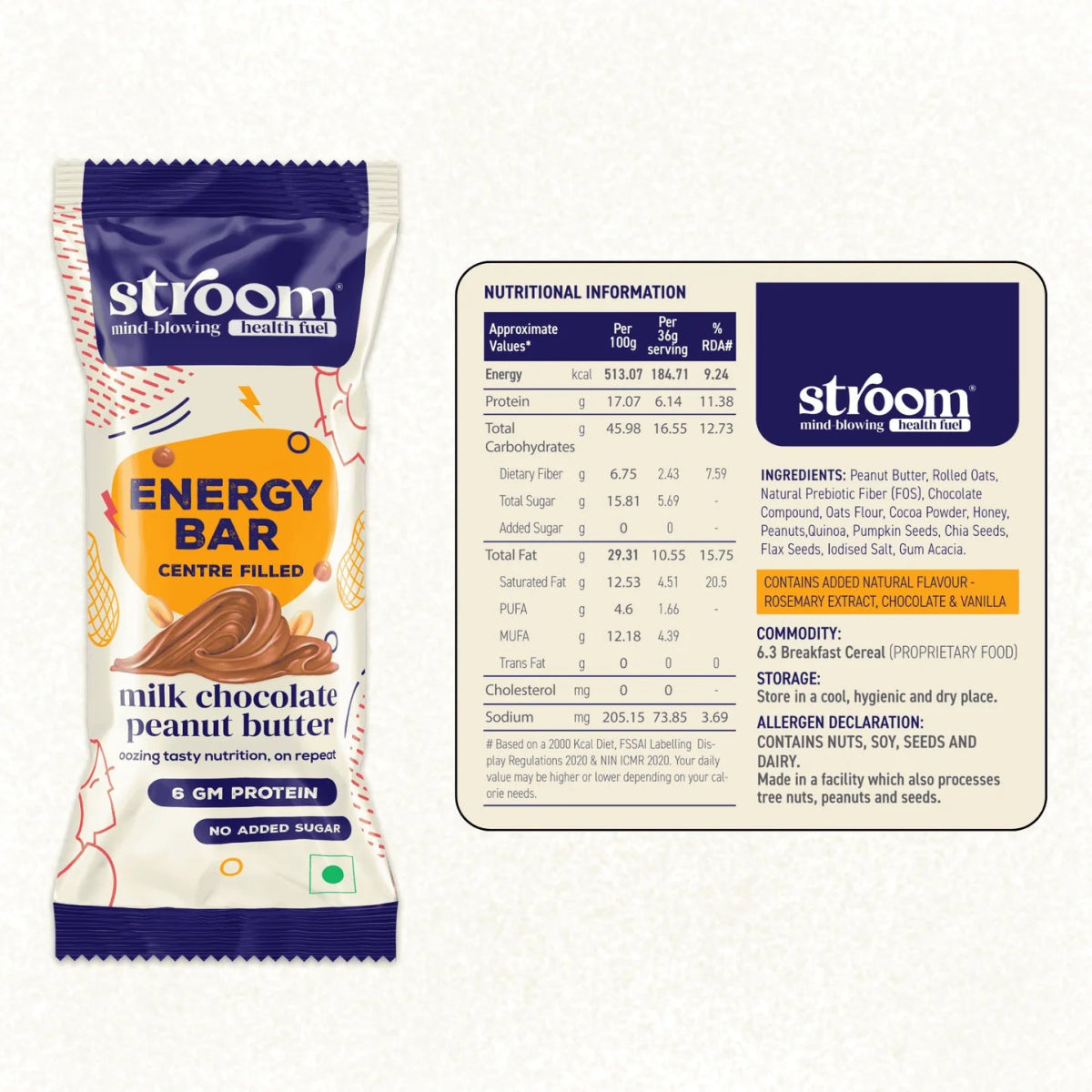 Stroom Centre Filled Energy Bars | The Bike Affair