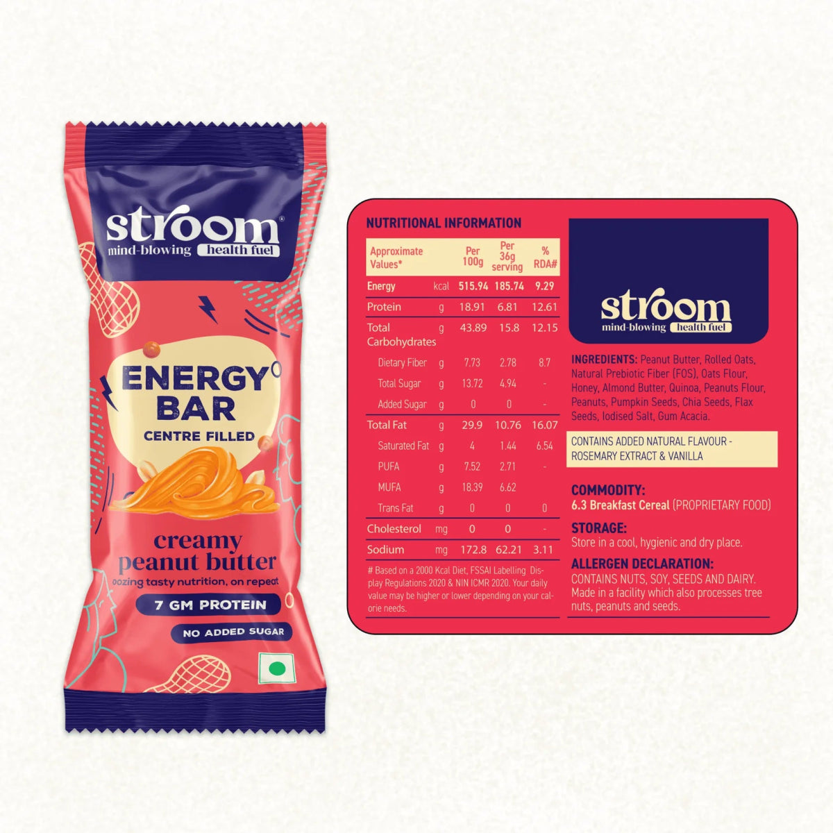 Stroom Centre Filled Energy Bars | The Bike Affair