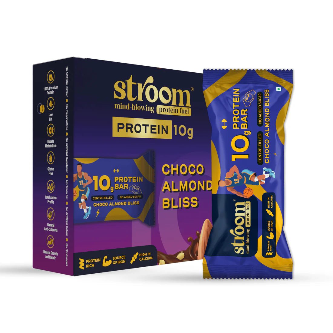 Stroom Centre Filled Protein Bars 10g | The Bike Affair