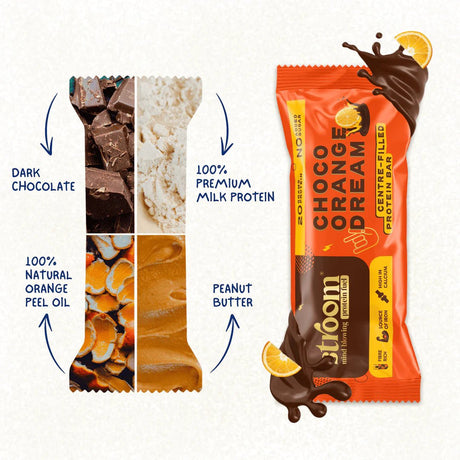 Stroom Centre Filled Protein Bars 20g | The Bike Affair