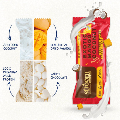 Stroom Centre Filled Protein Bars 20g | The Bike Affair