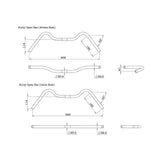 Surly Open Bar Handlebar 40mm Rise | The Bike Affair