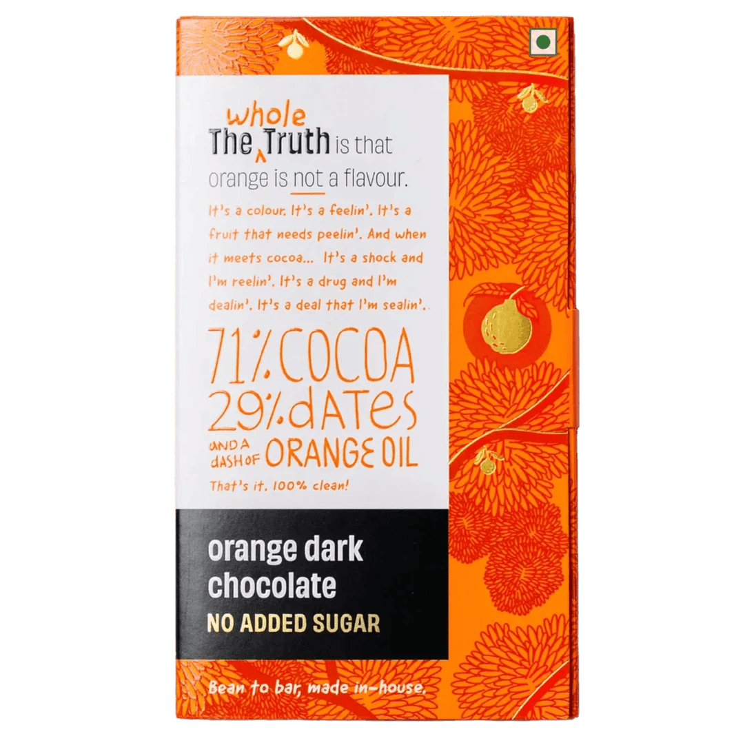 The Whole Truth Dark Chocolate Bars Sweetened with Dates | The Bike Affair