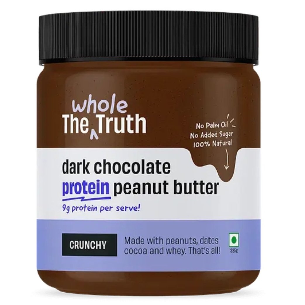 The Whole Truth Dark Chocolate Protein Peanut Butter 325g | The Bike Affair