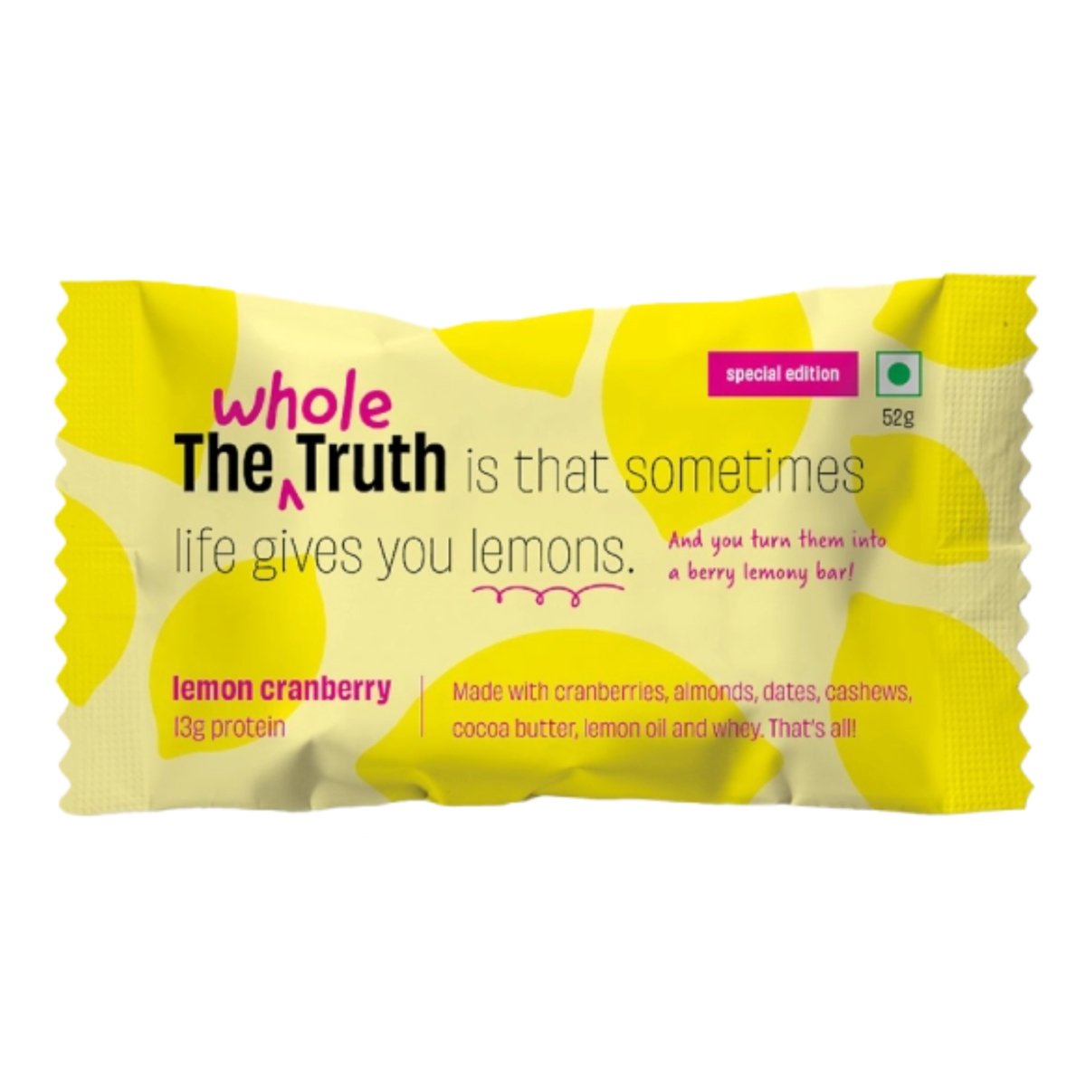 The Whole Truth Protein Bars | The Bike Affair