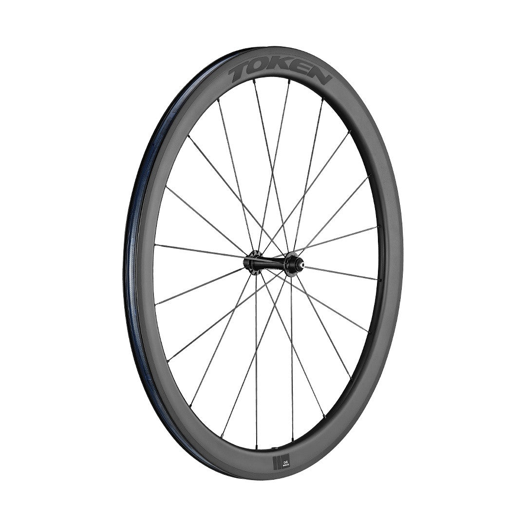 Token Resolute C45R Full Carbon Clincher 11 Speed SRAM/Shimano Rim Brake Wheelset | The Bike Affair