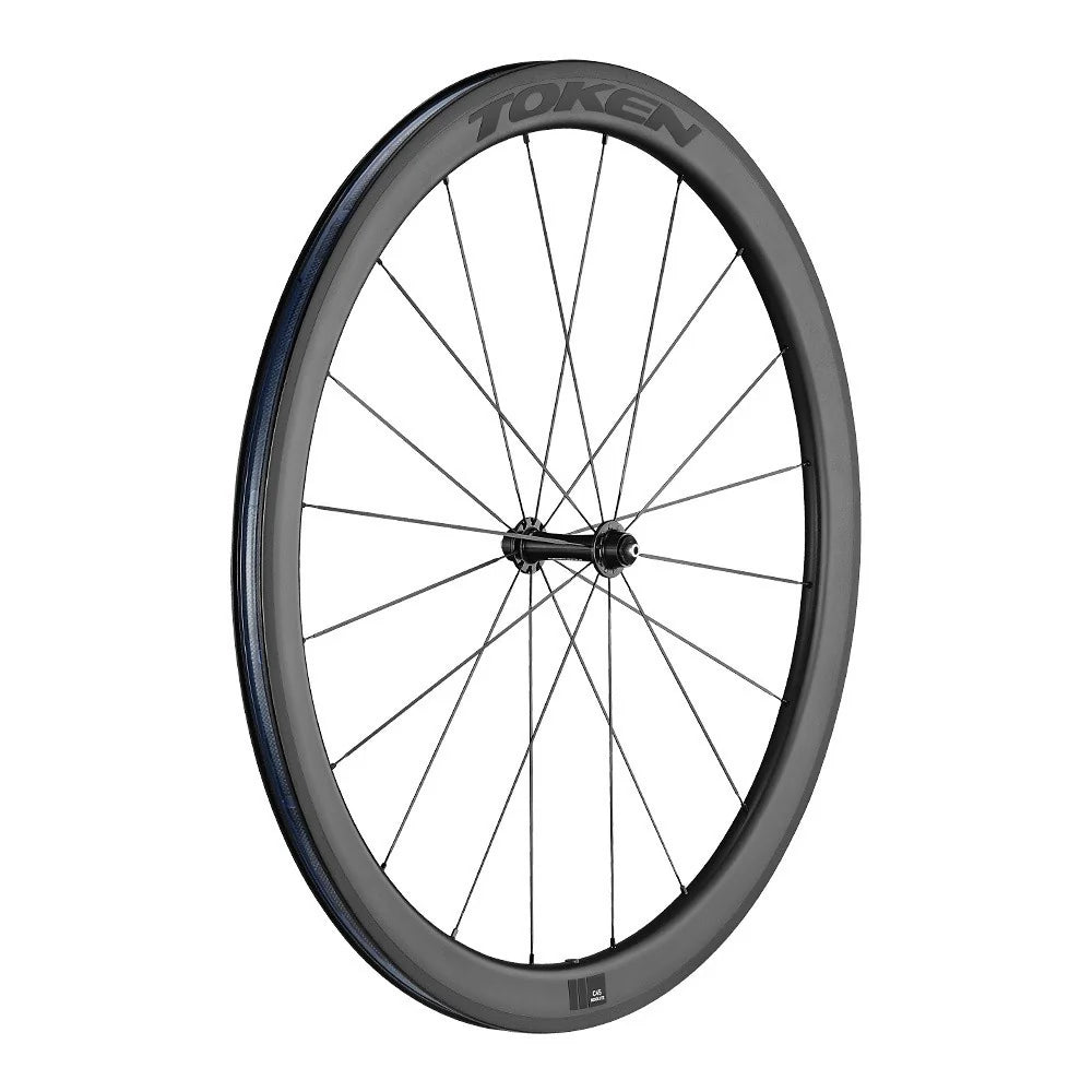 Token Resolute Full Carbon Clincher 45mm 11 Sped SRAM/Shimano Rim Brake Wheelset | The Bike Affair