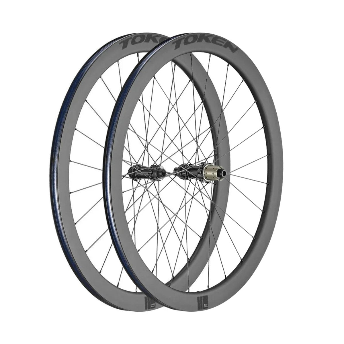 Token Resolute Full Carbon Clincher 45mm 11 Speed SRAM/Shimano Disc Brake Wheelset | The Bike Affair