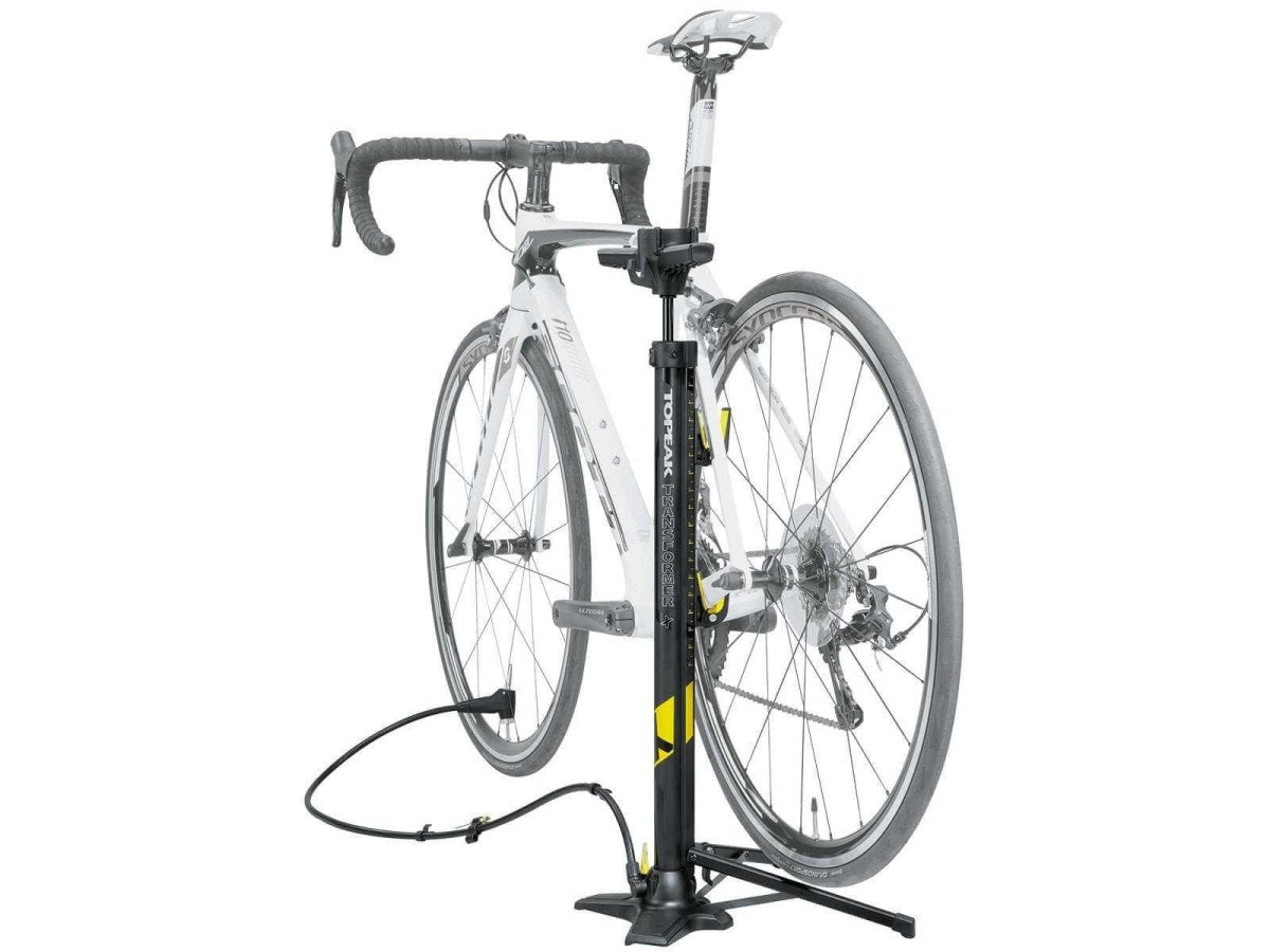 Topeak Transformer X Floor Pump with Stand | The Bike Affair