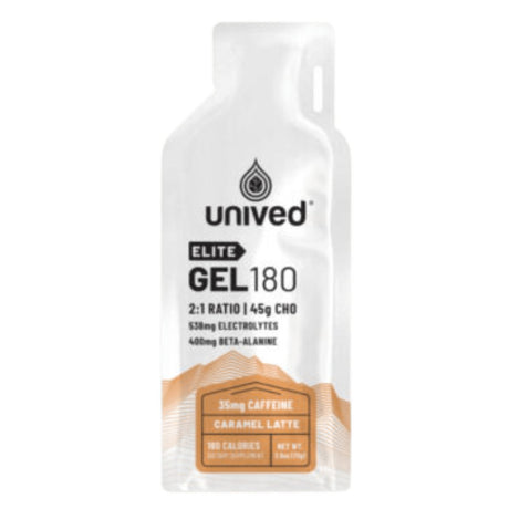 Unived Elite Gel 180 (Box of 6 Packets) | The Bike Affair