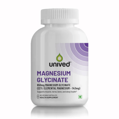 Unived Vegan High Absorption Magnesium Glycinate Capsules | The Bike Affair