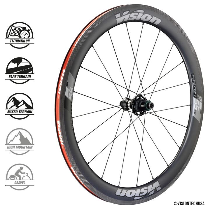 Vision Metron 55mm Rim Brake Carbon Wheelset | The Bike Affair