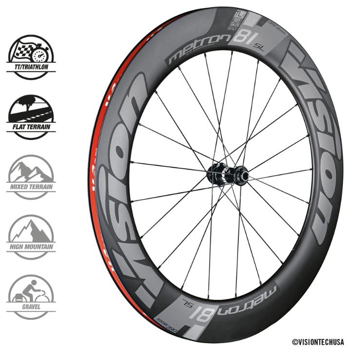 Vision Metron 81mm Disc Brake Carbon Wheelset | The Bike Affair