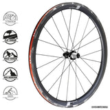 Vision SC 40mm Rim Brake Carbon Wheelset | The Bike Affair