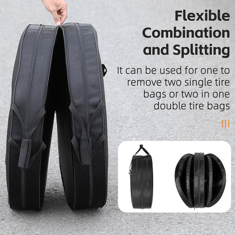 XXF W1802 Double Wheel Bag (Detachable) | The Bike Affair