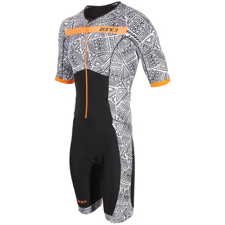 Zone3 Kona Speed Men’s Short Sleeve Full Zip Trisuit | The Bike Affair