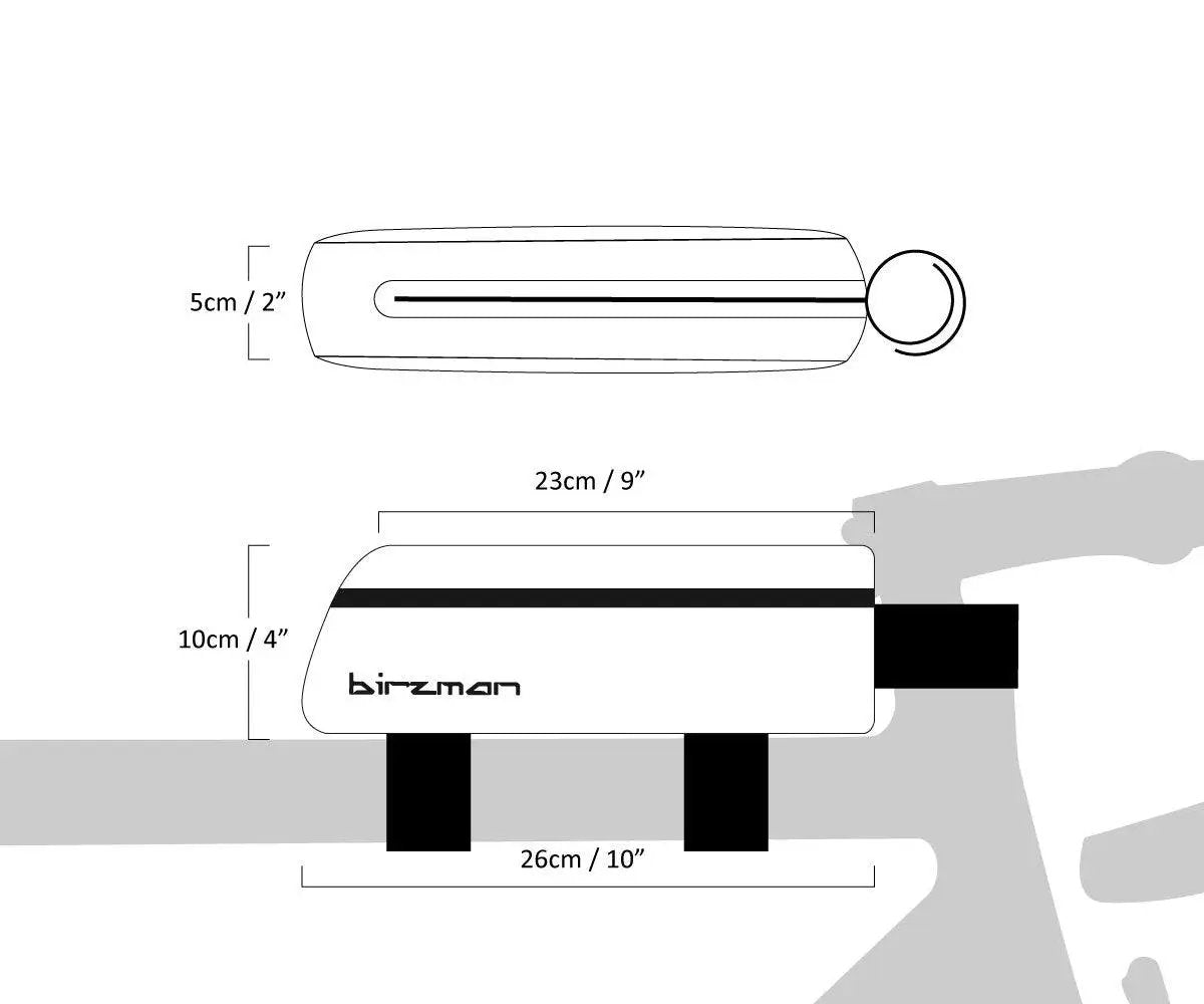 Birman Packman Travel Top Tube Pack | The Bike Affair