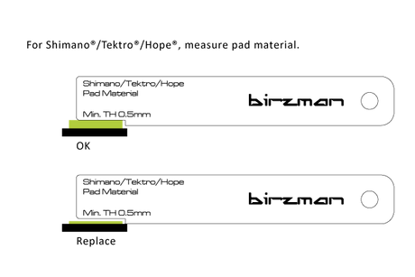 Birzman Brake Pad Wear Indicator | The Bike Affair