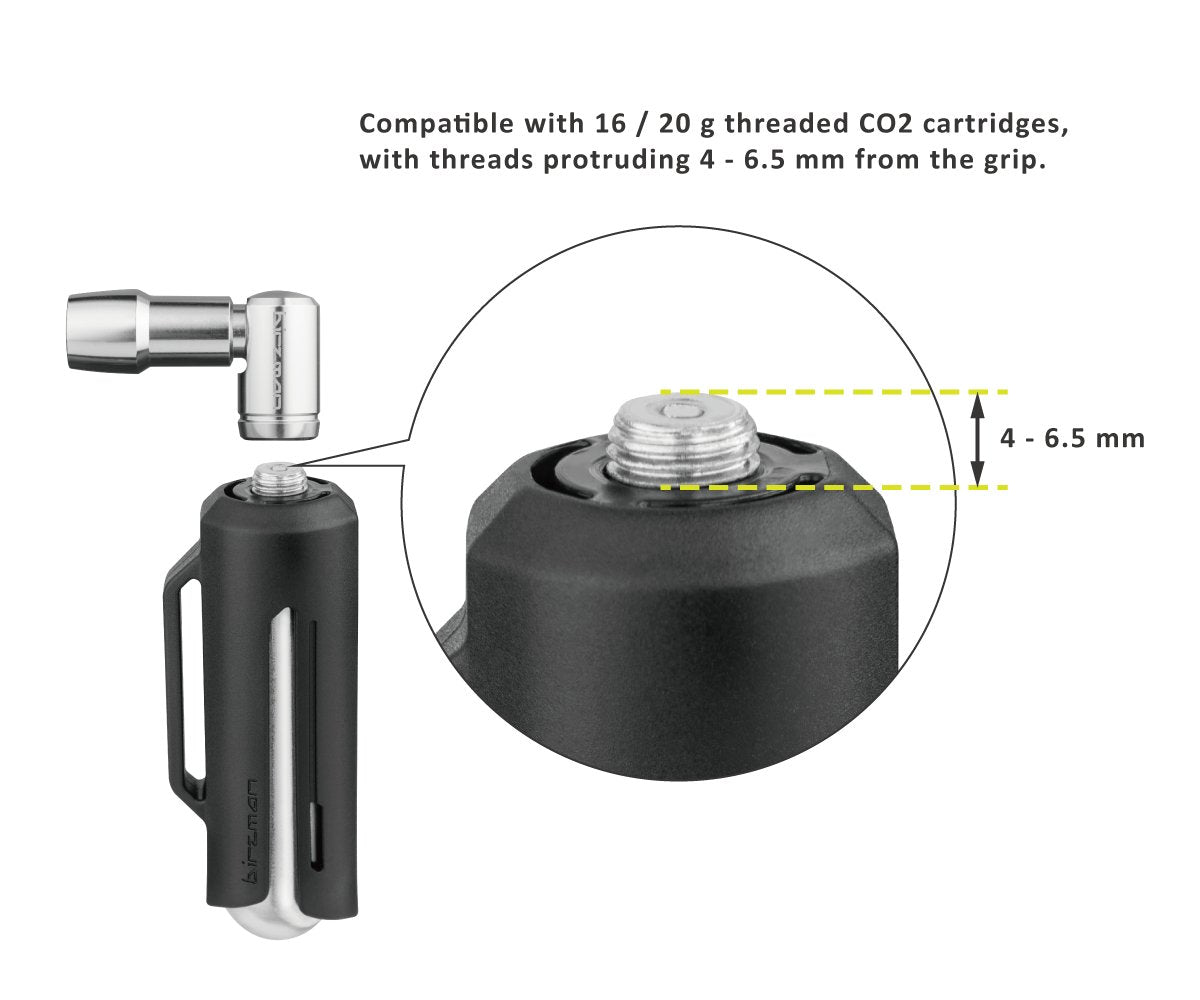 Birzman E-Grip Turn CO2 Inflator Set | The Bike Affair