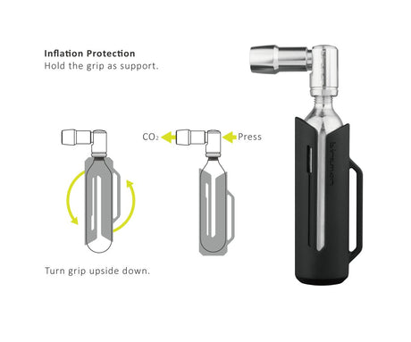 Birzman E-Grip Turn CO2 Inflator Set | The Bike Affair