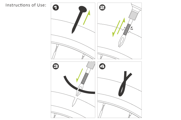 Birzman Tubeless Tyre Repair Kit | The Bike Affair