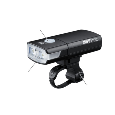 Cateye Ampp 1100 HL-EL1100RC Head Light | The Bike Affair