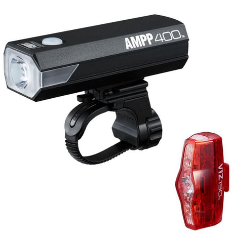 Cateye Ampp400 + Viz 150 HL-EL084/TL-LD800 Light Combo | The Bike Affair