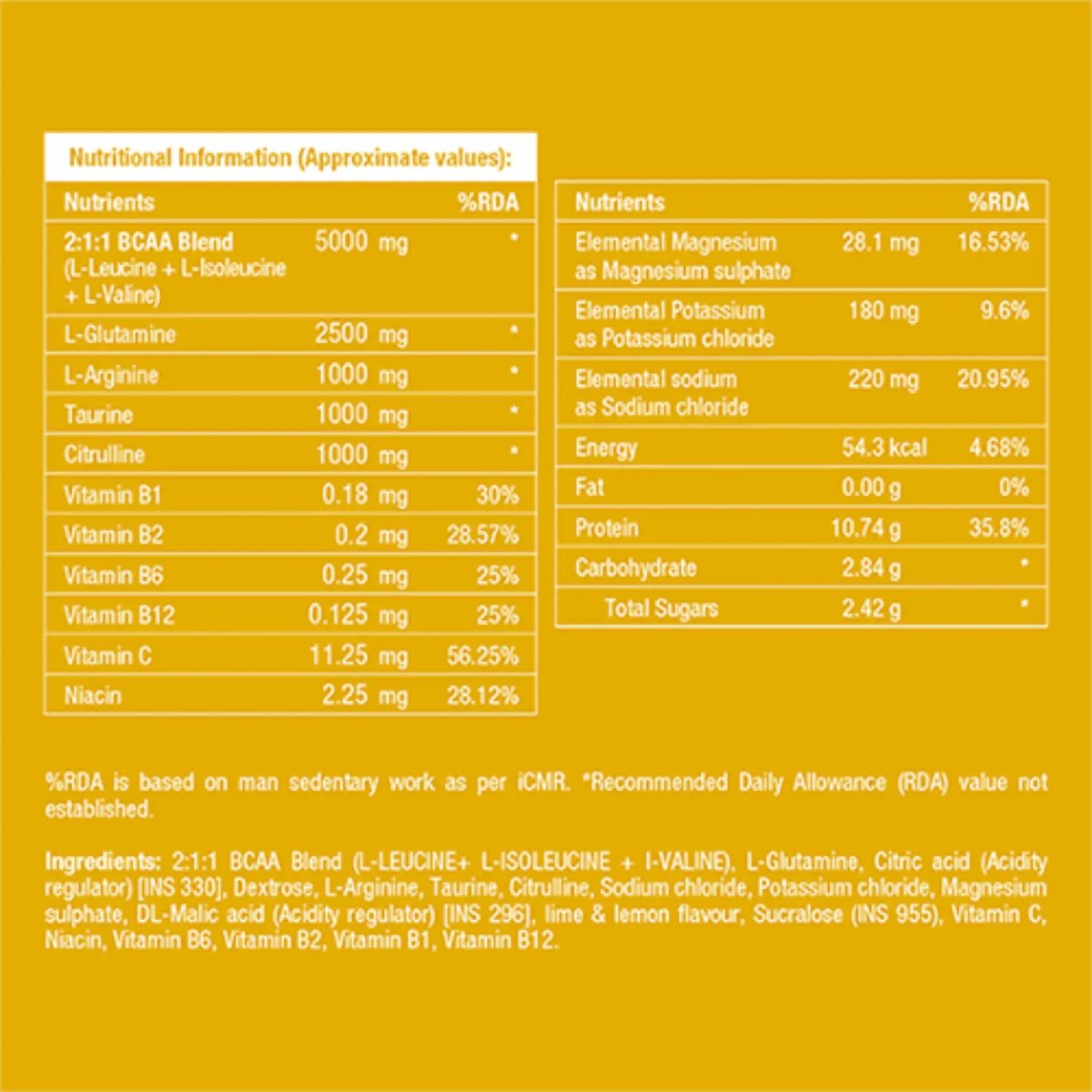 Fast&Up BCAA Intra-training Lime & Lemon | The Bike Affair