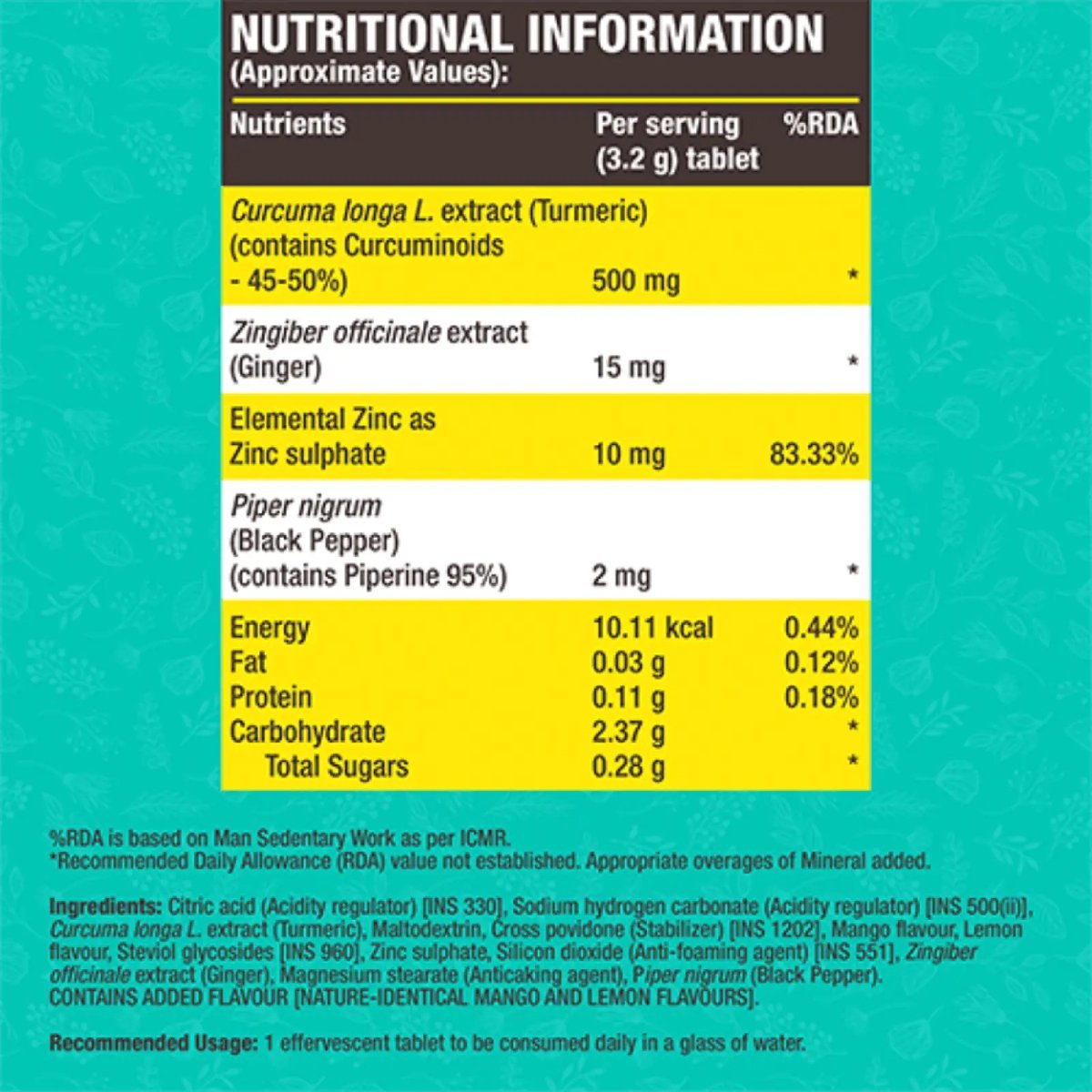 Fast&Up Curcumin Mango Flavour | The Bike Affair