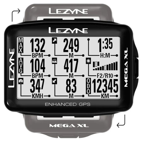 Lezyne Mega XL GPS Cyclo Computer | The Bike Affair